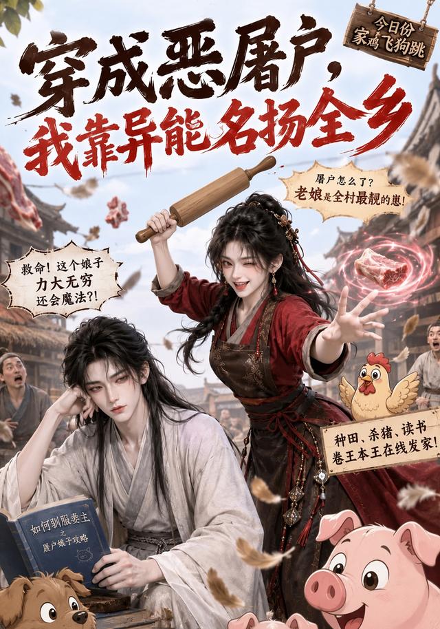 穿成恶屠户，我靠异能名扬全乡(全集)